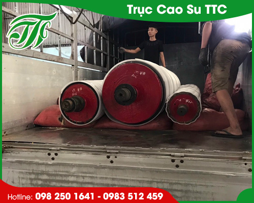 Trục cao su ngành xeo giấy